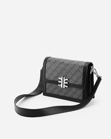 Crossbody Kabelky JW PEI FEI Mini Flap Women Černé | CZ1023SO