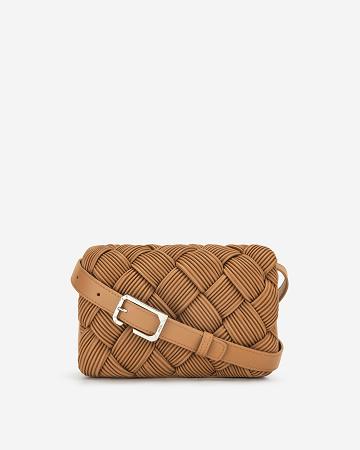 Crossbody Kabelky JW PEI Maze Women Hnědé | CZ1039WY