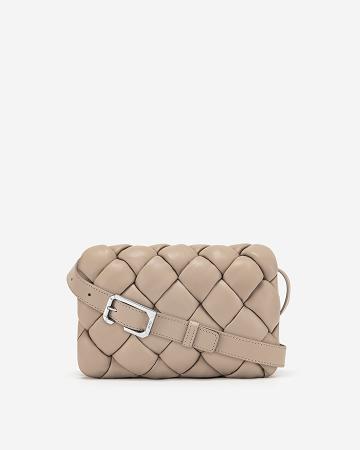 Crossbody Kabelky JW PEI Maze Women Hnědožlutý | CZ1054JJ