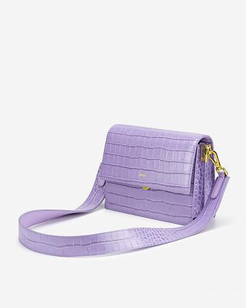 Crossbody Kabelky JW PEI Mini Flap Women Fialové | CZ1059CE