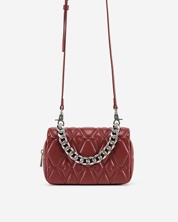 Crossbody Kabelky JW PEI Nora Women Vínové Červené | CZ1069YU
