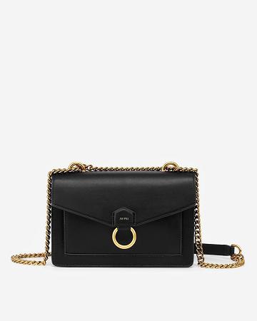Crossbody Kabelky JW PEI The Envelope Chain Women Černé | CZ1076DN