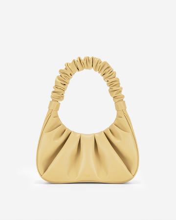 Kabelky JW PEI Gabbi Ruched Hobo Women Hnědožlutý | CZ1102DN