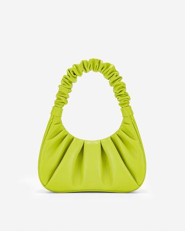 Kabelky JW PEI Gabbi Ruched Hobo Women Mátově Zelená | CZ1106JJ