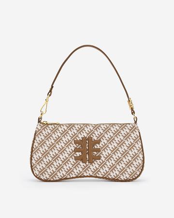 Kabelky Přes Rameno JW PEI FEI Eva Women Hnědé | CZ1270NB