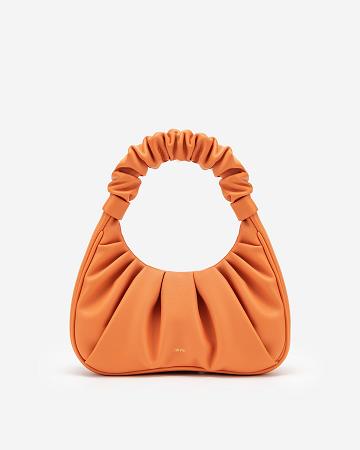 Kabelky Přes Rameno JW PEI Gabbi Ruched Hobo Mini Women Oranžové | CZ1297MA