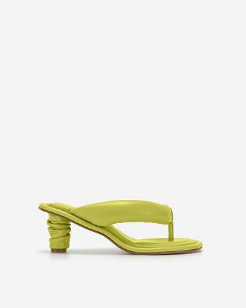 Obuv JW PEI Talia Puffed Sandal Women Olivy Zelené | CZ1515PQ