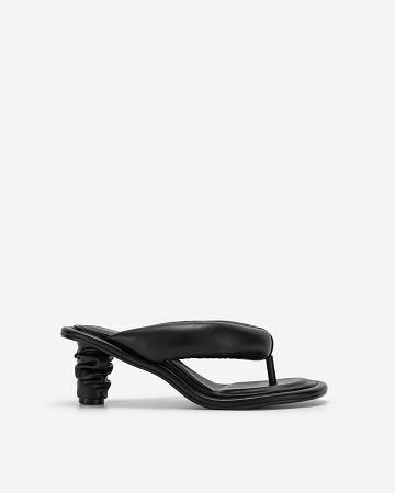Obuv JW PEI Talia Puffed Sandal Women Černé | CZ1518DN