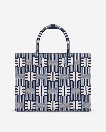 Přebalovací Tašky JW PEI FEI Jacquard Knit Medium Women Tmavě Blankyt | CZ1342LH