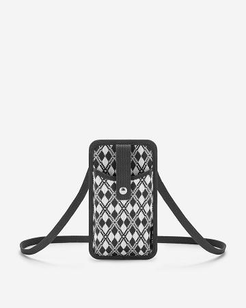 Taška Na Mobil JW PEI Aylin Pletené Women Černé Šedé | CZ1160LH