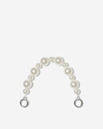 Řetízkový Popruh JW PEI Anna Faux Pearl Women Stříbrné | CZ1369ZG