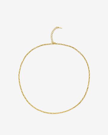 Šperky JW PEI H Chain Necklace Women Zlaté | CZ1444JJ